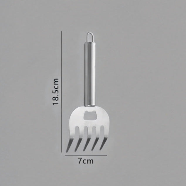 Stainless Steel Finger Guard – Kitchen Knife Safety Tool (Chopping Fork / Hand Protector)