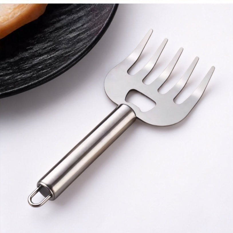 Stainless Steel Finger Guard – Kitchen Knife Safety Tool (Chopping Fork / Hand Protector)